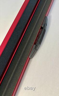 Chase Cue Sports Snooker/Pool Édition Limitée Étui en Aluminium Rouge Monopole