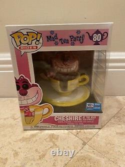 Cheshire Cat Teacup Ride Funko Pop Wondercon 2020 Rare Exclusive Ltd 2000 Pièces