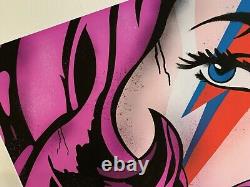 Chris Boyle Bowie Girl 2 Édition limitée signée Imprimer l'art pop 24/25 DERNIERE