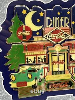 Coca-Cola Édition Limitée 50s Diner Ensemble de 9 Épingles de Puzzle Encadré 379/1000