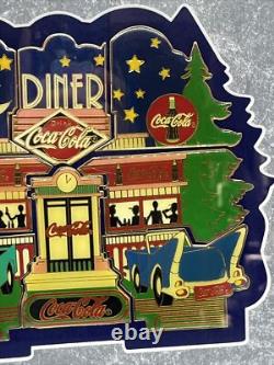 Coca-Cola Édition Limitée 50s Diner Ensemble de 9 Épingles de Puzzle Encadré 379/1000