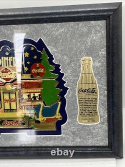 Coca-Cola Édition Limitée 50s Diner Ensemble de 9 Épingles de Puzzle Encadré 379/1000