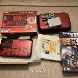 Console Nintendo 3DS LL Édition Limitée ONE PIECE avec Adaptateur Secteur Japon