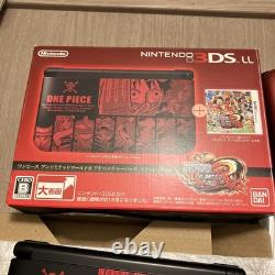 Console Nintendo 3DS LL Édition Limitée ONE PIECE avec Adaptateur Secteur Japon