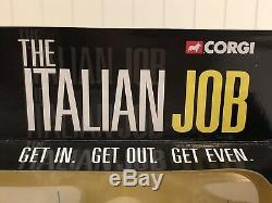 Corgi The Italian Job 3 Pièces Mini Cooper Limited Ed. Ensemble De Collection Rare