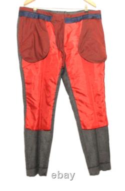 Costume en tweed en édition limitée trois pièces Herbie Frogg 46 R W 40'' Gris