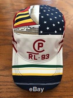 Cp-93 Polo Ralph Lauren Sailing Limited Edition Regatta Flag 5 Patch Panel Hat