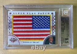 Décision 2016 Donald Trump Super Drapeau Commémoratif Jumbo Patch Bgs 9,5 Pop 1