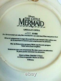Disney Little Sirmaid Edition Limitée Plaque 3d Ursulas Spell 0740/15000