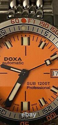 Doxa Sub1200t Professional Automatic Diver 2014- 1200 Piece Edition Limitée