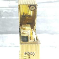 Dunhill Gas Lighter Edition Limitée 500 Pièces Or Box Vtg Vintage