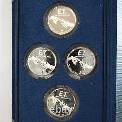 E.T. Édition limitée Ensemble de collectionneur 4 pièces en argent preuve SKUCPC3618