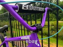 Eastern Big Reaper 26 Ltd Vélo Freestyle Bmx Bike 3 Pièces Cran Violet Nouveau