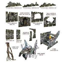 Édition Kickstarter du donjon de fantasy (28-35mm, 732 pièces) Terrain Battle Systems