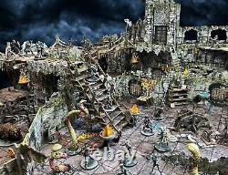 Édition Kickstarter du donjon de fantasy (28-35mm, 732 pièces) Terrain Battle Systems