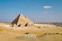 Édition Limitée (100) Photo Signée et Encadrée Des Pyramides De Gizeh. A3