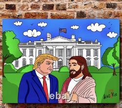 Édition Limitée Art Mike Vice Trump MAGA Donald Trump Inauguration Art de Jésus