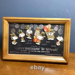Édition Limitée Épinglette Commémorative Anniversaire Snoopy Série de 300 Pièces