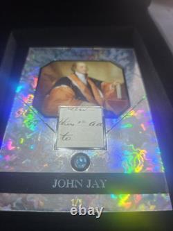 Édition Souvenir Carte Relique John Jay Édition Limitée 1/1, Morceau d'Histoire