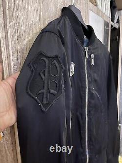 Édition limitée PHILIPP PLEIN / Veste bomber, pièce de haute couture de défilé de mode.