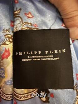 Édition limitée PHILIPP PLEIN / Veste bomber, pièce de haute couture de défilé de mode.