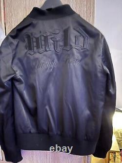 Édition limitée PHILIPP PLEIN / Veste bomber, pièce de haute couture de défilé de mode.