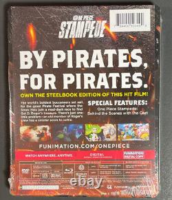 Édition limitée Steelbook de One Piece Stampede (Blu-ray + DVD) Nouveau