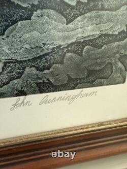 Édition limitée originale signée par John Cunningham 1/30 Silent Storm encadrée