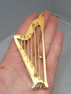 Édition limitée signée Karl Lagerfeld, première édition, pièce vintage broche Harpe