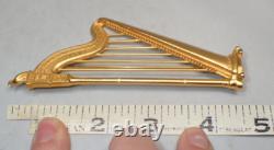 Édition limitée signée Karl Lagerfeld, première édition, pièce vintage broche Harpe