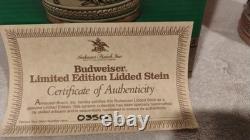 Ensemble de Chopes en Édition Limitée Budweiser des Trésors de Demain en 4 Pièces