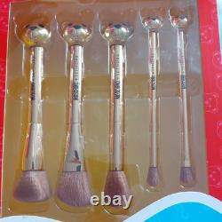 Ensemble de pinceaux Bear en or 5 pièces en édition limitée MOSCHINO x Sephora NIB