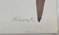 Estampe d'art originale signée Elisabeth Frink Running Man, Amnesty International 1977.