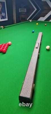 Étonnant Ton Praram Édition Limitée 896 Queue de Snooker en Bois de Léopard 1 Pièce & Étui