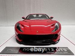 Ferrari 812 GTS Novitec, 1/18 Rosso Corsa Ltd Numéro 11 Sur 69 Pièces. Dernier Exemplaire