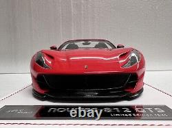 Ferrari 812 GTS Novitec, 1/18 Rosso Corsa Ltd Numéro 11 Sur 69 Pièces. Dernier Exemplaire