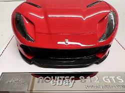 Ferrari 812 GTS Novitec, 1/18 Rosso Corsa Ltd Numéro 11 Sur 69 Pièces. Dernier Exemplaire