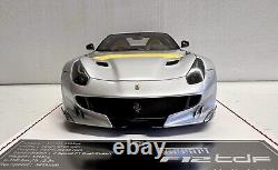 Ferrari f12 TDF, par FC Models en magnifique argent métallisé, très limité seulement 8 pièces