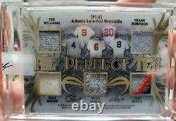 Feuille Pearl Perfect 10 Mlb Babe Ruth Mickey Mantle Joe Dimaggio Jersey Patch /5