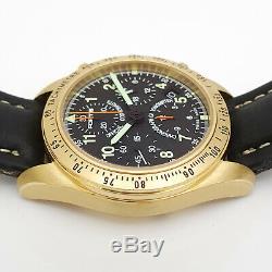 Fortis Cosmonautes Gold Chronograph Gmt Limited Edition No 099 / Only100pieces