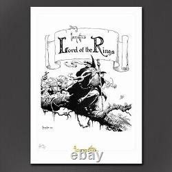 Frank Frazetta Seigneur des Anneaux II Édition Limitée Officielle Giclée