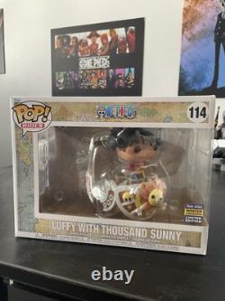 Funko Pop! Anime Rides One Piece Luffy avec Thousand Sunny Édition Limitée #114