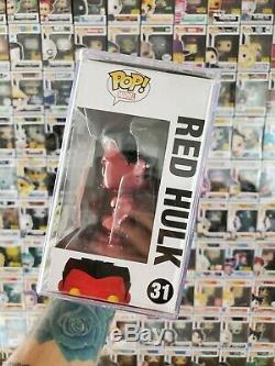 Funko Pop! Sdcc 2013 Metallic Red Hulk # 31 Limited Edition 480 Pièces