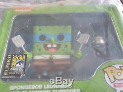 Funko Pop Spongebob Leonardo Sdcc 2014 Ltd 1000 Pièces Rares Encore Dans Le Paquet