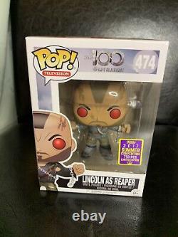 Funko Pop! The 100 Lincoln en tant que Moissonneur Édition Limitée 750 Pièces SDCC 2017 #474