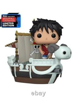 Funko Pop Une Pièce Luffy With Going Merry 111 Fall Convention Limited Edition