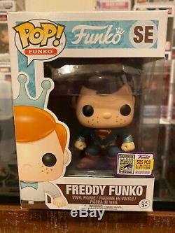 Funko Pop Vinyle Freddy Funko Superman Sdcc Ltd 525 Pièces Rare Htf