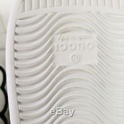 Gucci Ace Avec Sneakers Ufo Et Dragons Patch En Cuir Blanc New 980 $
