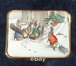 Halcyon Days Beatrix Potter Très Rare Box Limited Edition 8/50 Pièces