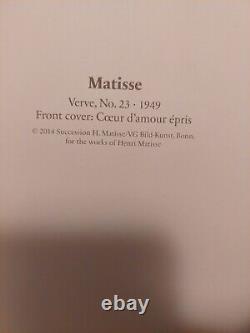 Henri Matisse 1949 Imprimer Verve No. 23 Coeur D'amour Épris Heart Édition Limitée